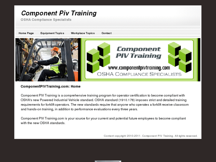 www.componentpivtraining.com