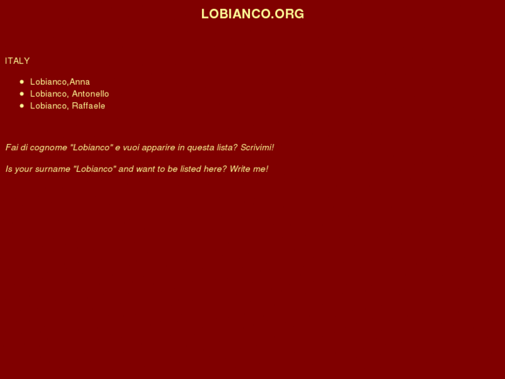 www.lobianco.org