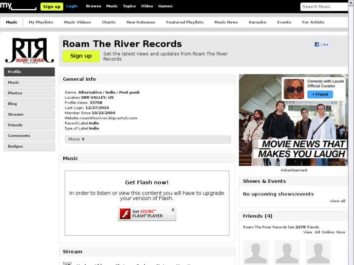 www.roamtheriverrecords.com