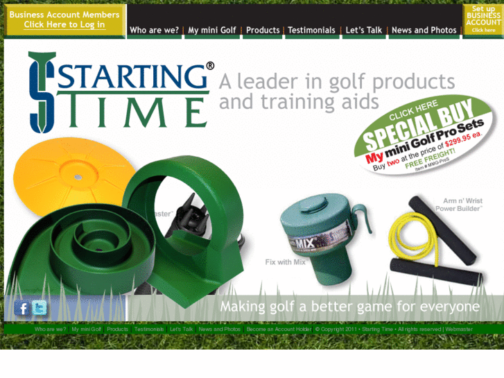 www.startingtimegolf.com