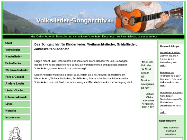 www.volkslieder-songarchiv.de