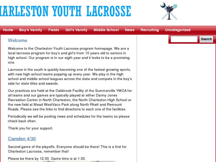 www.charlestonyouthlacrosse.org