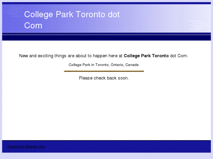 www.collegeparktoronto.com