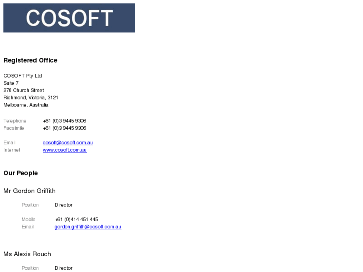 www.cosoft.com.au