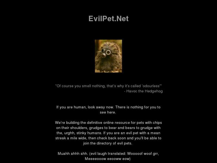 www.evilpet.net