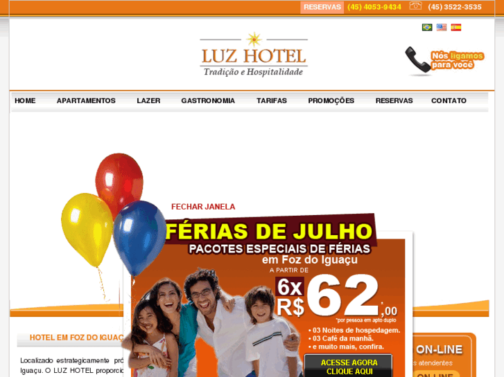 www.luzhotel.com.br