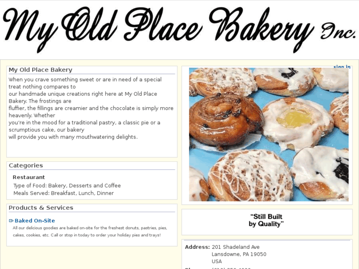 www.myoldplacebakery.com