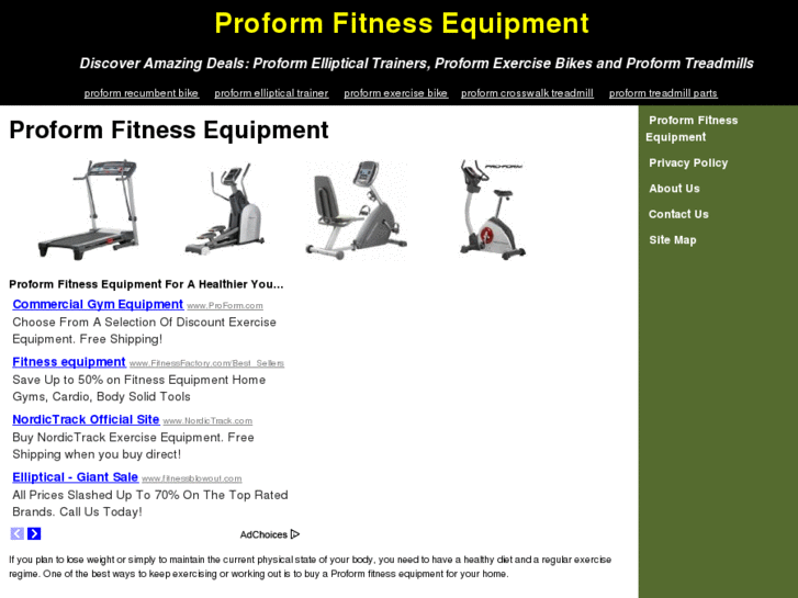 www.proformfitnessequipment.org