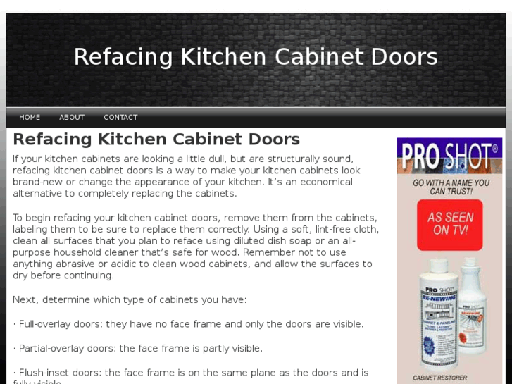 www.refacingkitchencabinetdoors.com