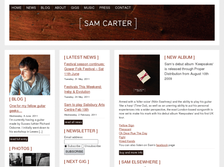 www.samcartermusic.co.uk