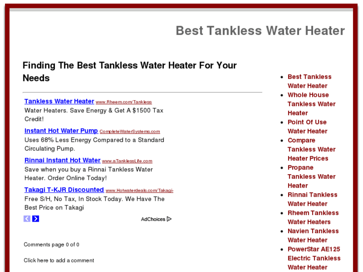 www.thebesttanklesswaterheater.net