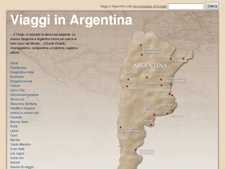 www.viaggiargentina.it