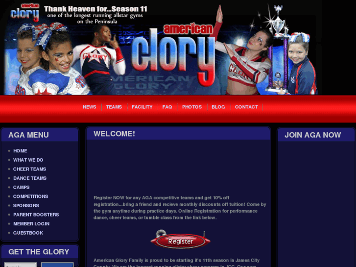 www.americangloryallstars.com