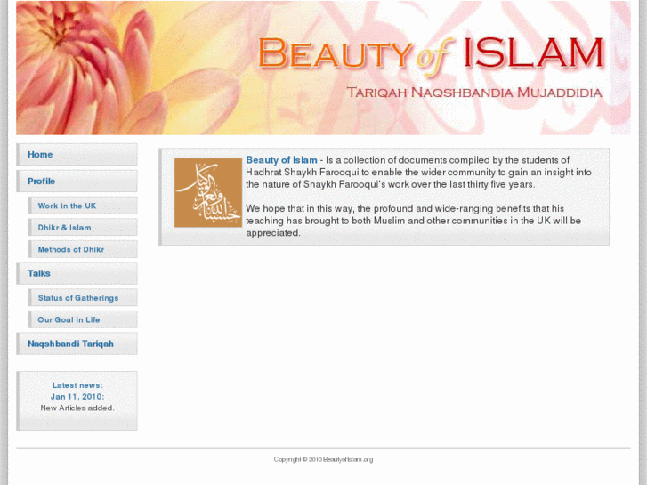 www.beautyofislam.org