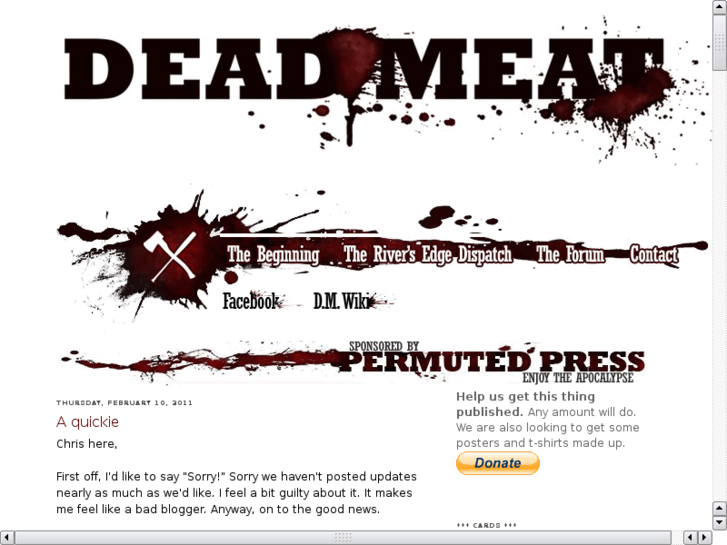 www.deadmeatnovel.com