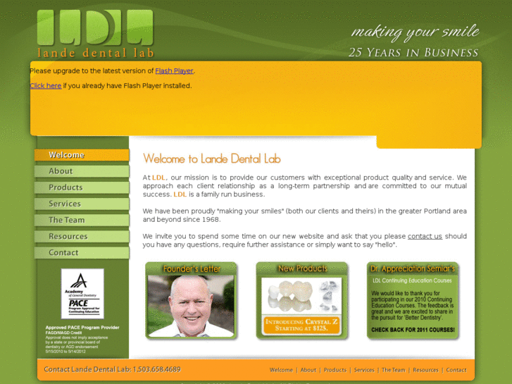 www.landedentallab.com