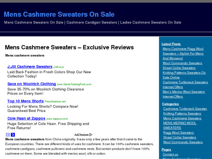 www.menscashmeresweatersdeals.com