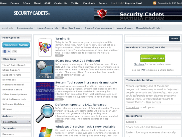 www.securitycadets.com