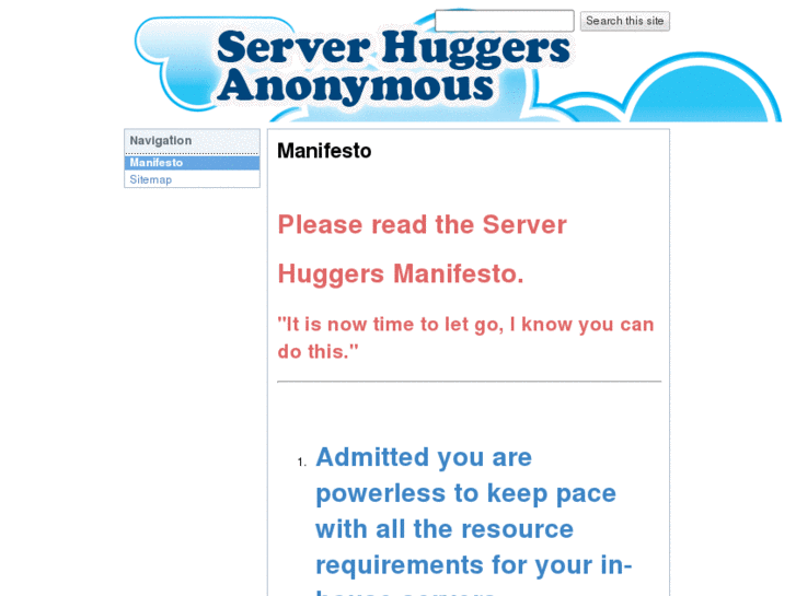 www.serverhuggersanonymous.com