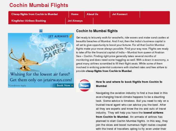 www.cochinmumbaiflights.com