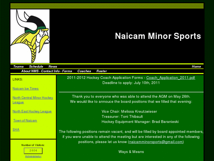 www.naicamminorsports.com