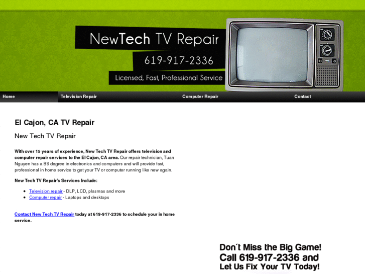 www.newtechtvrepair.com