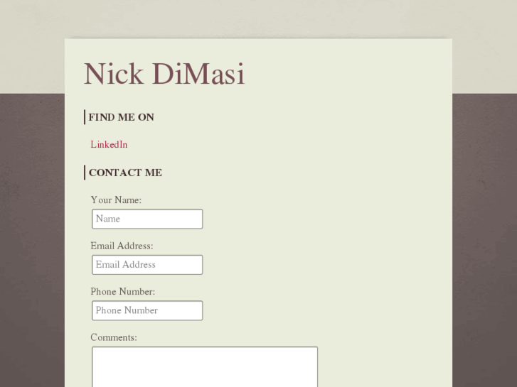 www.nickdimasi.com