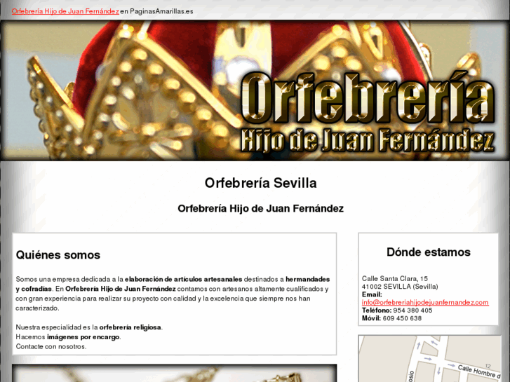 www.orfebreriahijodejuanfernandez.com