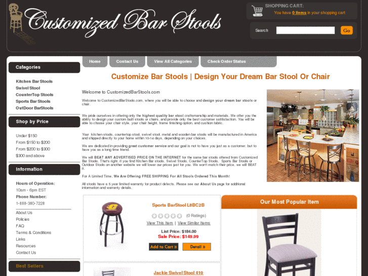 www.customizedbarstools.com