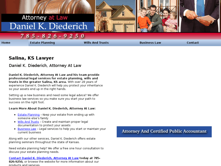 www.danielkdiederichlaw.com