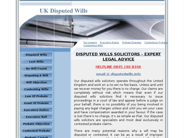 www.disputedwills.info