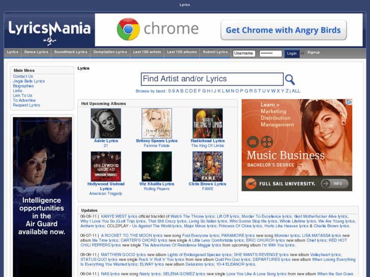 www.lyricsmania.com