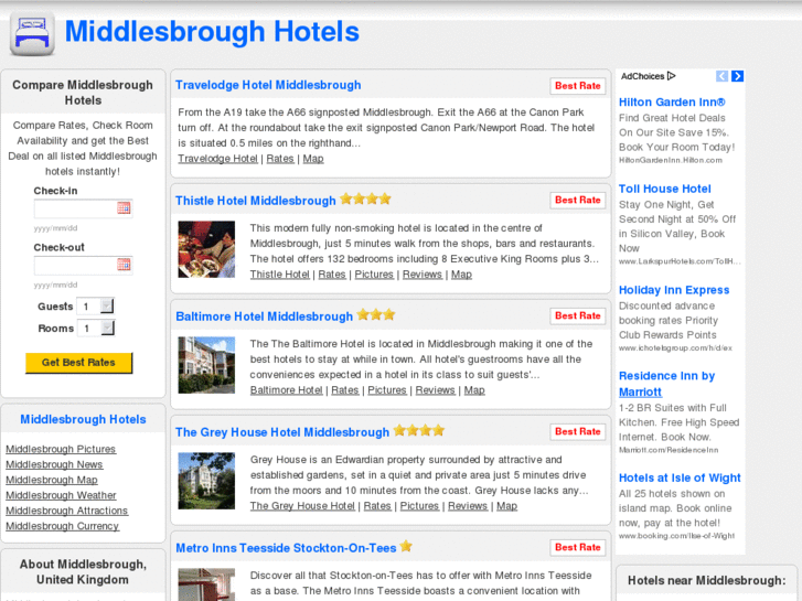 www.middlesbroughhotels.com