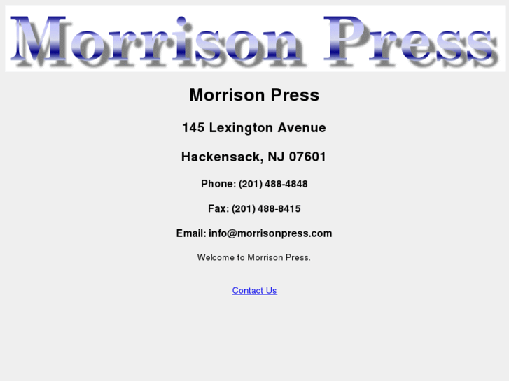 www.morrisonpress.com