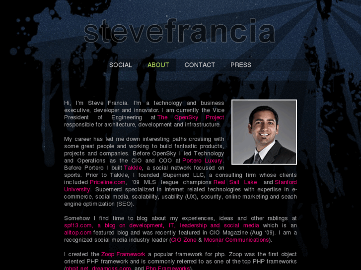 www.stevefrancia.com