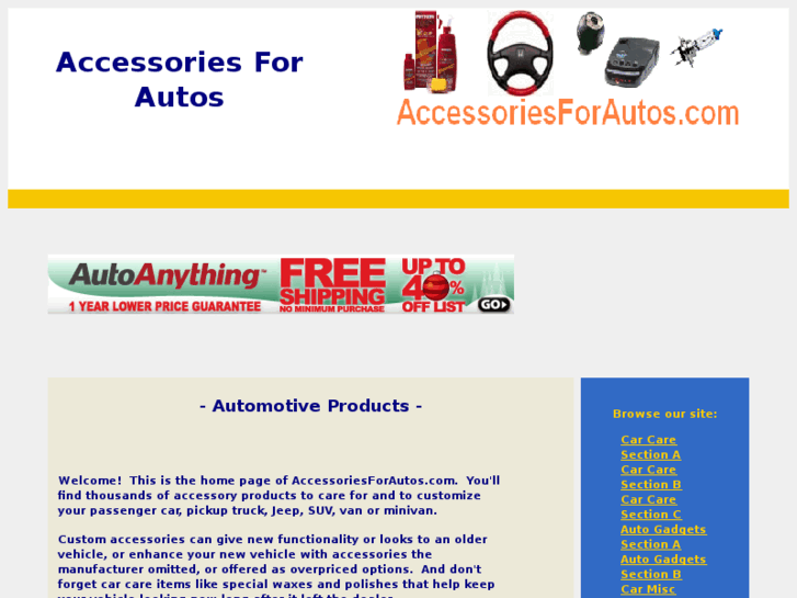 www.accessoriesforautos.com