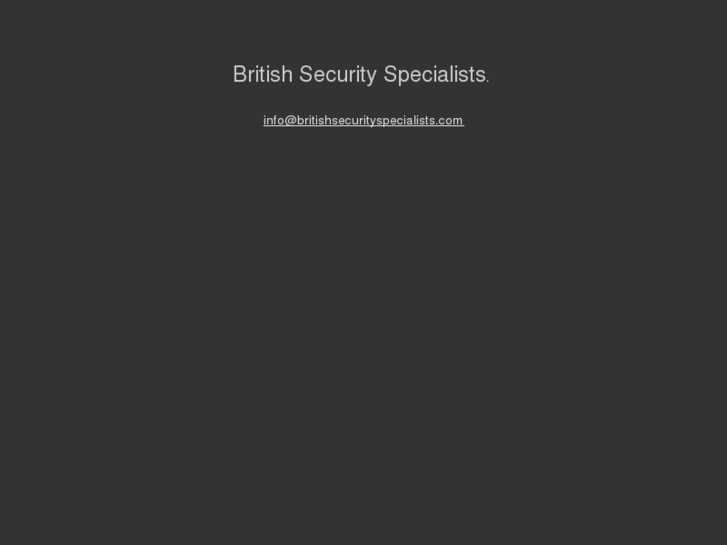 www.britishsecurityspecialists.com