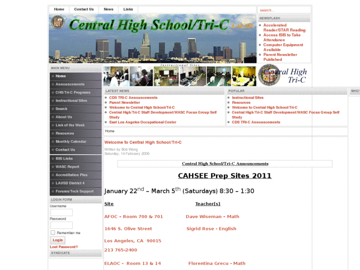 www.centralhstric.net