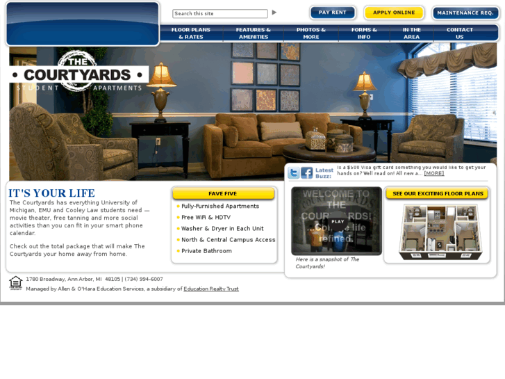 www.courtyardsannarbor.com