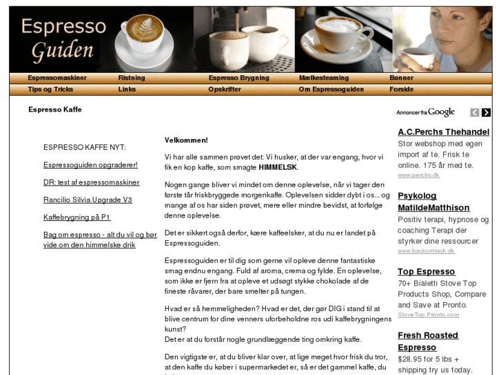 www.espressoguiden.dk