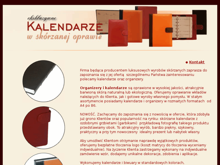 www.kalendarze-skorzane.waw.pl