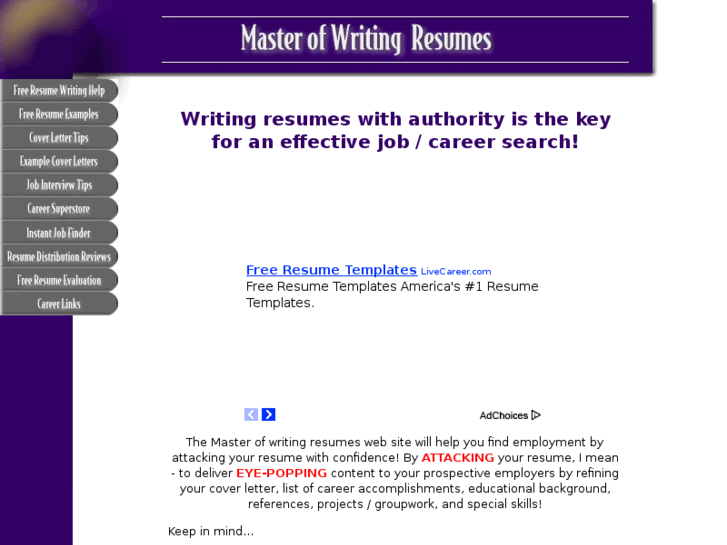 www.master-of-writing-resumes.com