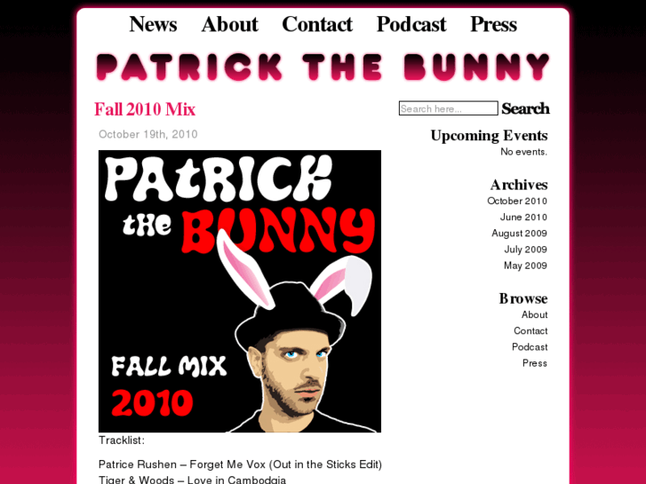 www.patrickthebunny.com