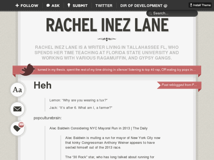 www.rachelinezlane.com