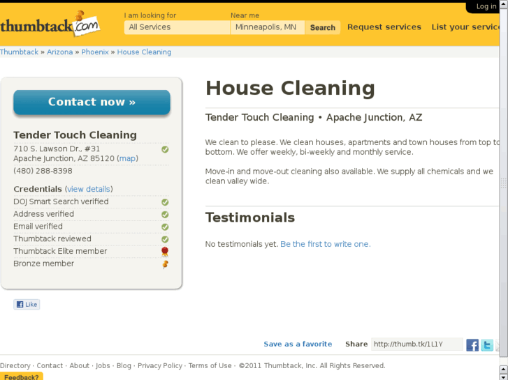 www.tendertouchcleaning.com