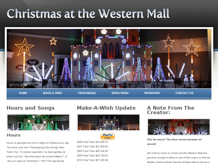 www.christmasatthewesternmall.com