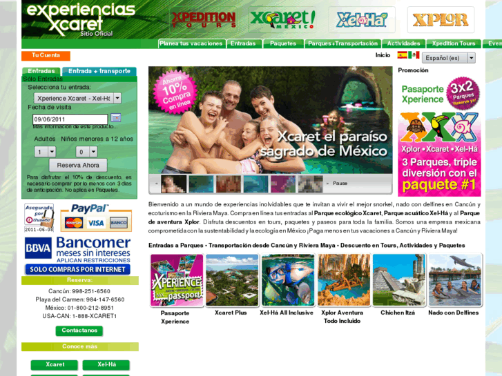 www.experienciasxcaret.com