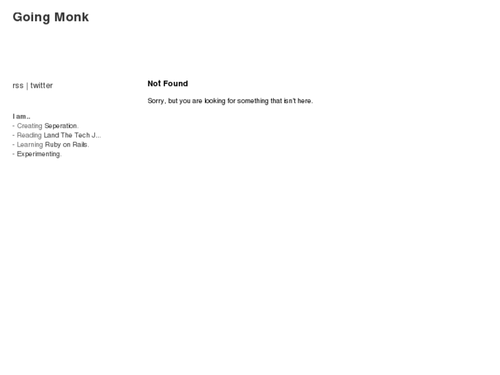 www.goingmonk.com