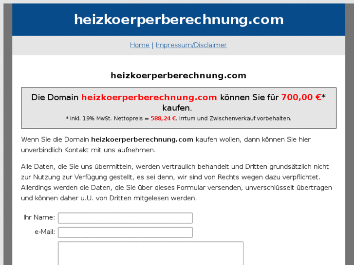 www.heizkoerperberechnung.com