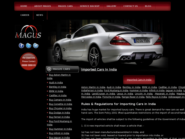 www.importedcarsinindia.com